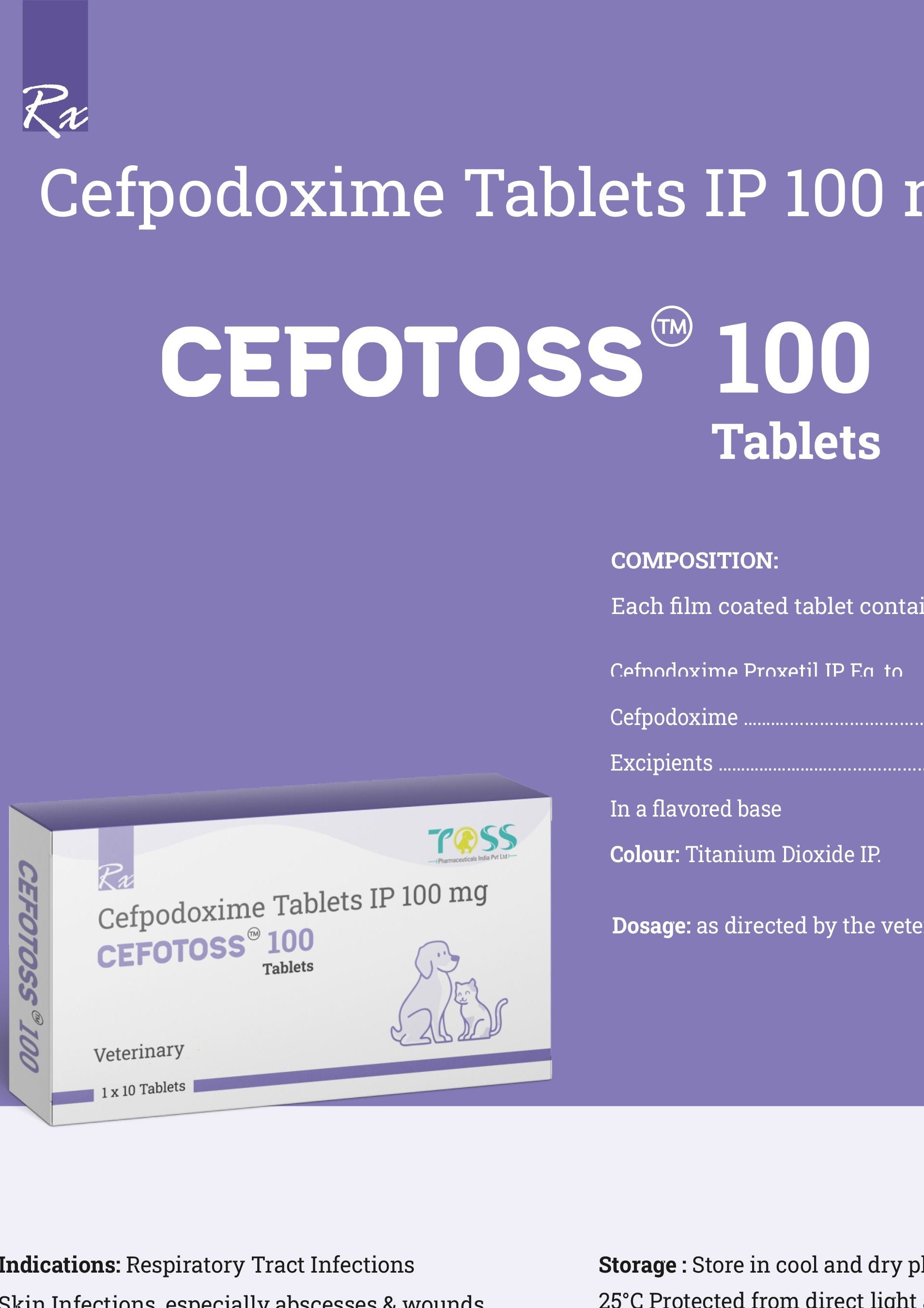 CEFOTOSS 100MG TABLET