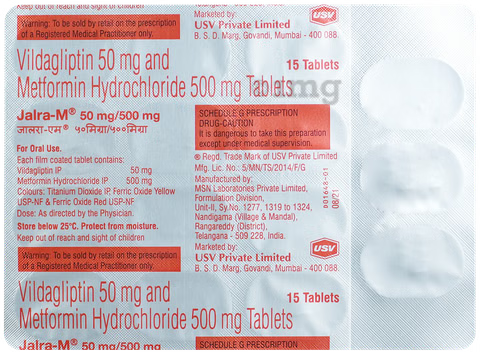 JALRA M 50/500MG TAB