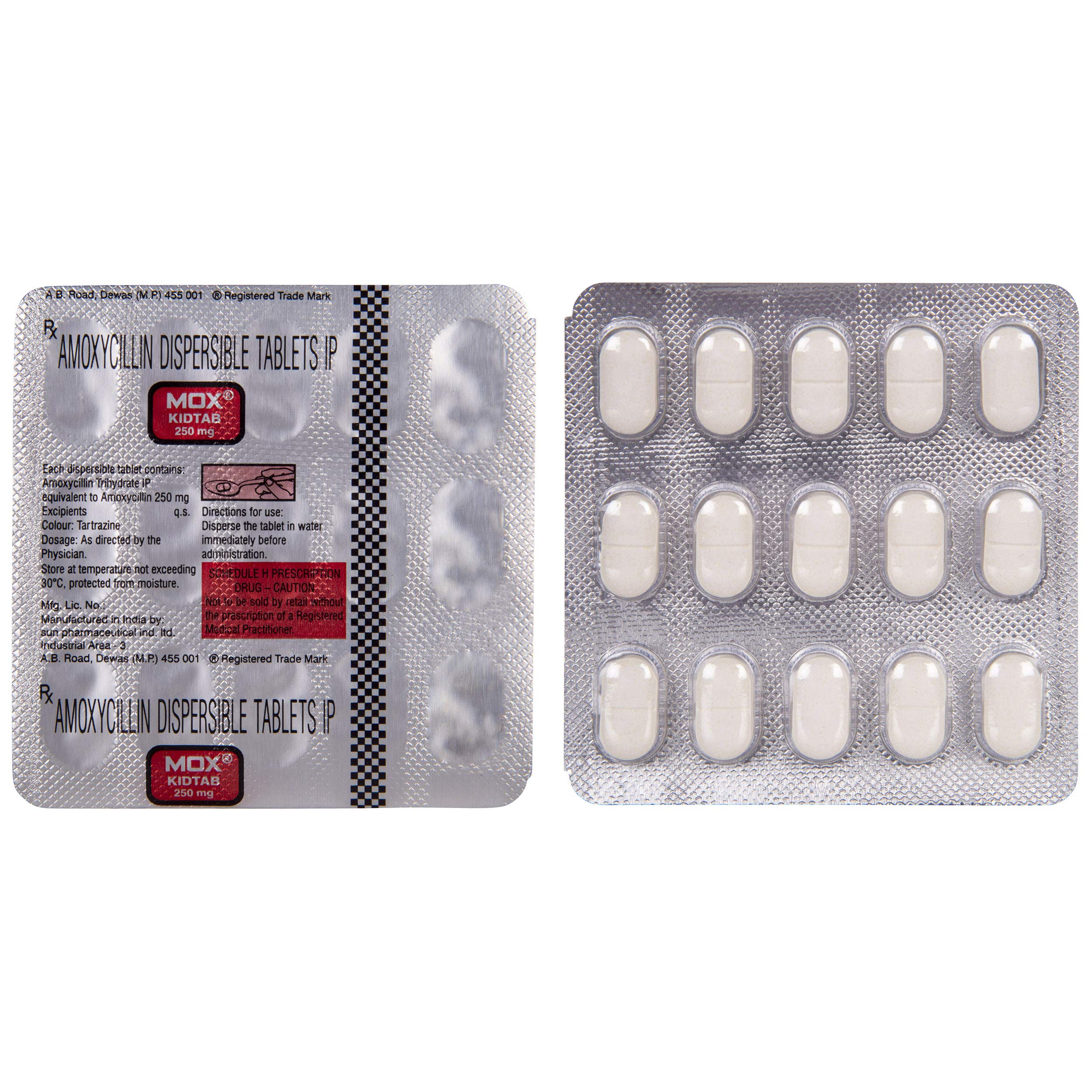 MOX KID 250MG TABLET