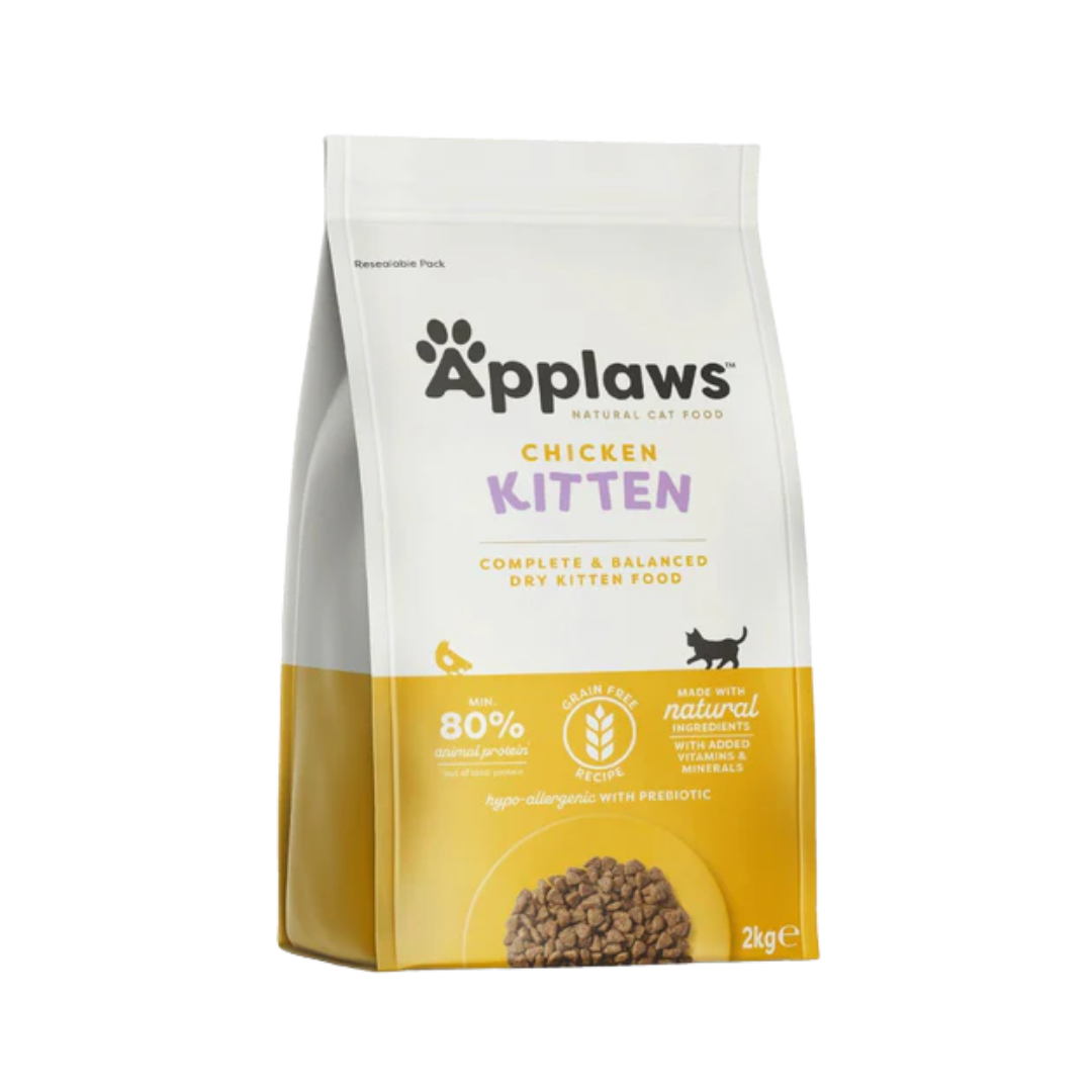 APPLAWS KITTEN CHICKEN DRY FOOD (M)