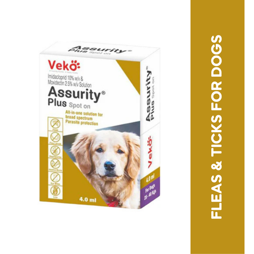 ASSURITY PLUS (25KG TO 40KG) DOG SPOT ON