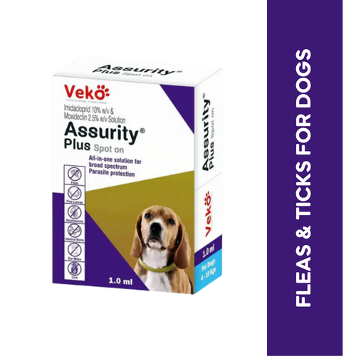 ASSURITY PLUS (4KG TO 10KG) DOG SPOT ON