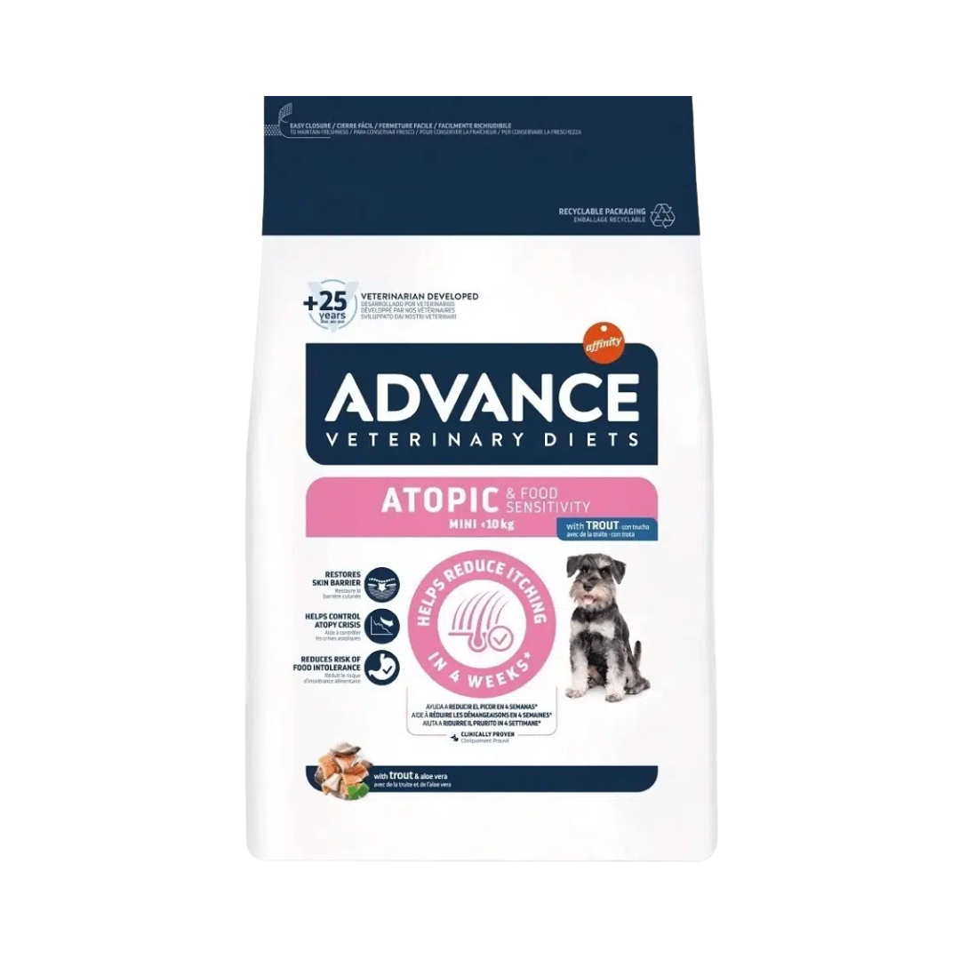 AVET ATOPIC MINI DOG DRY FOOD (M)