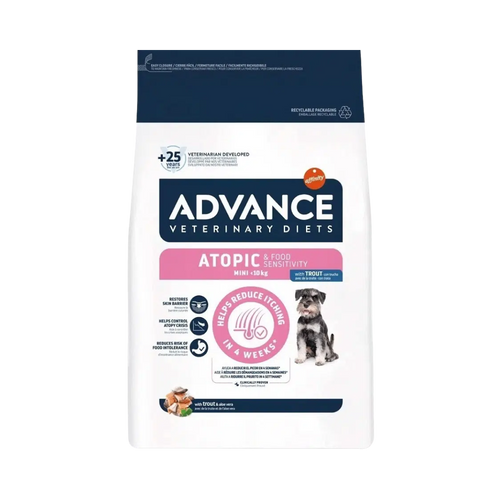 AVET ATOPIC MINI DOG DRY FOOD (M)