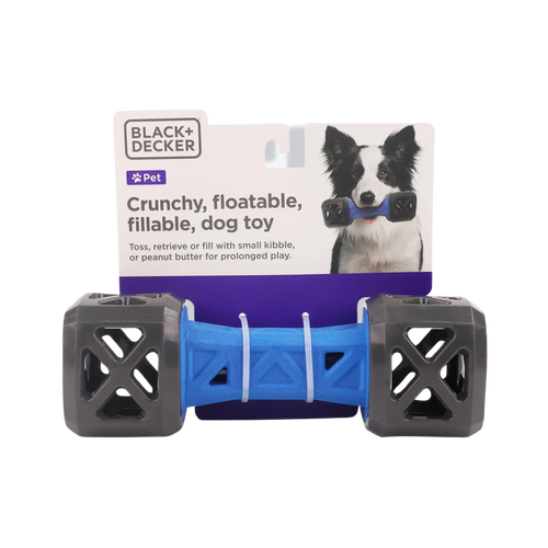 B+D DUMBBELL LEAK FLOATABLE TPR CRUNCH TOY