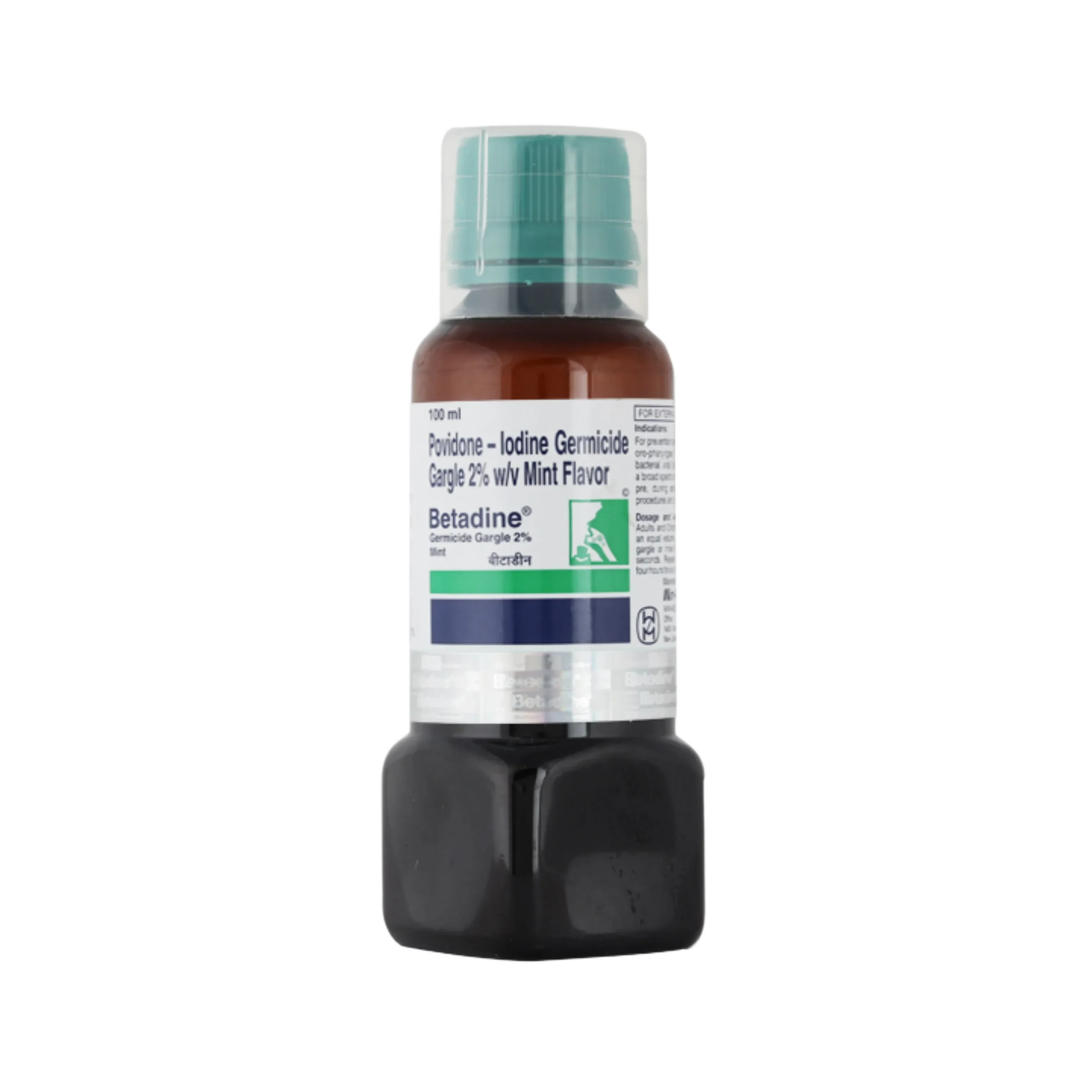 BETADINE GARGLE 2% MINT LIQUID