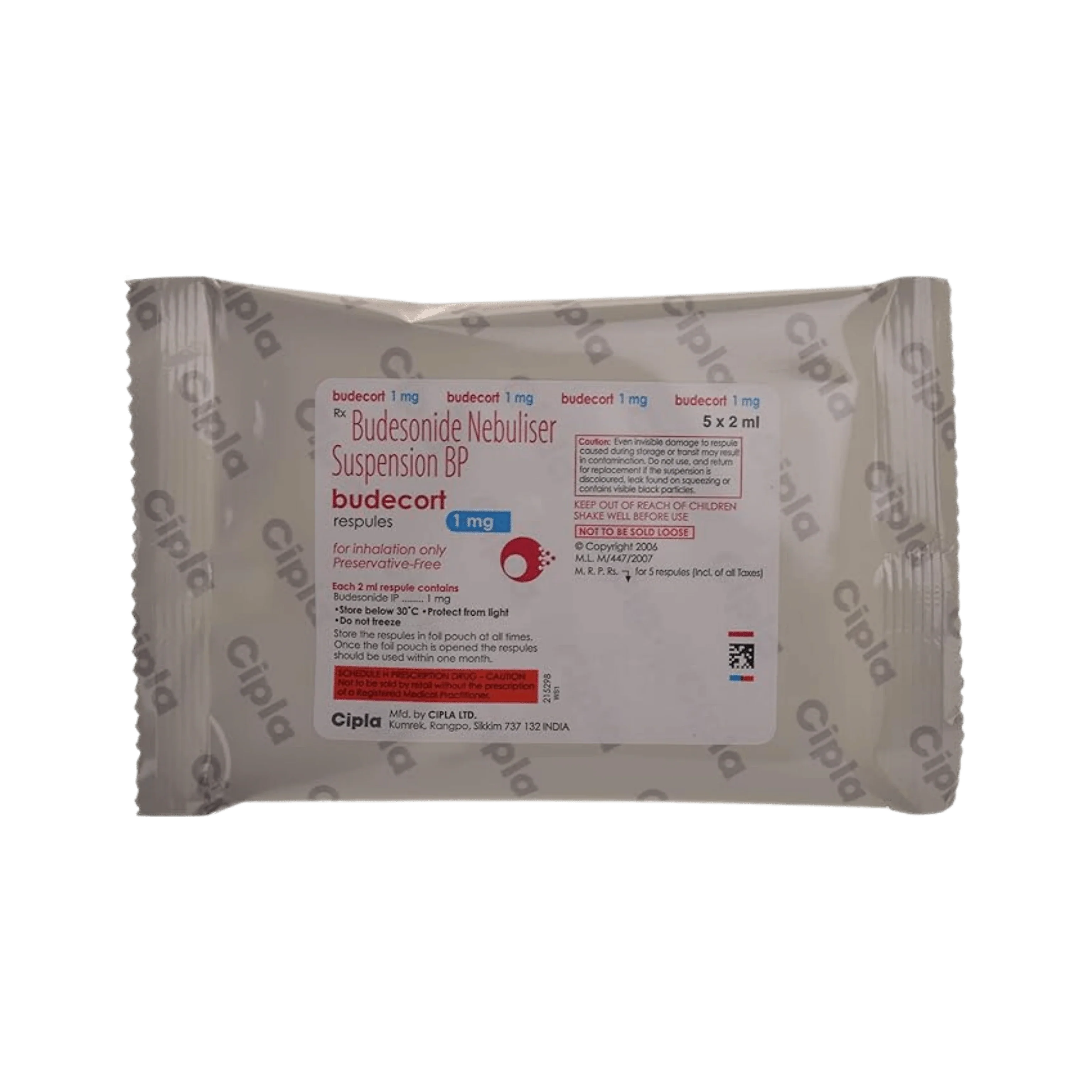 BUDECORT 1MG RESPULES