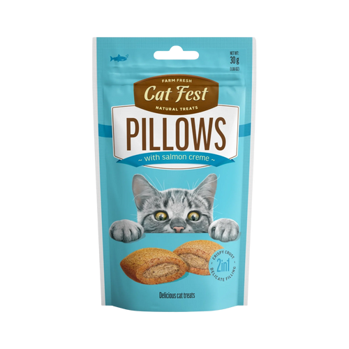 CATFEST PILLOWS WITH SALMON CREAM