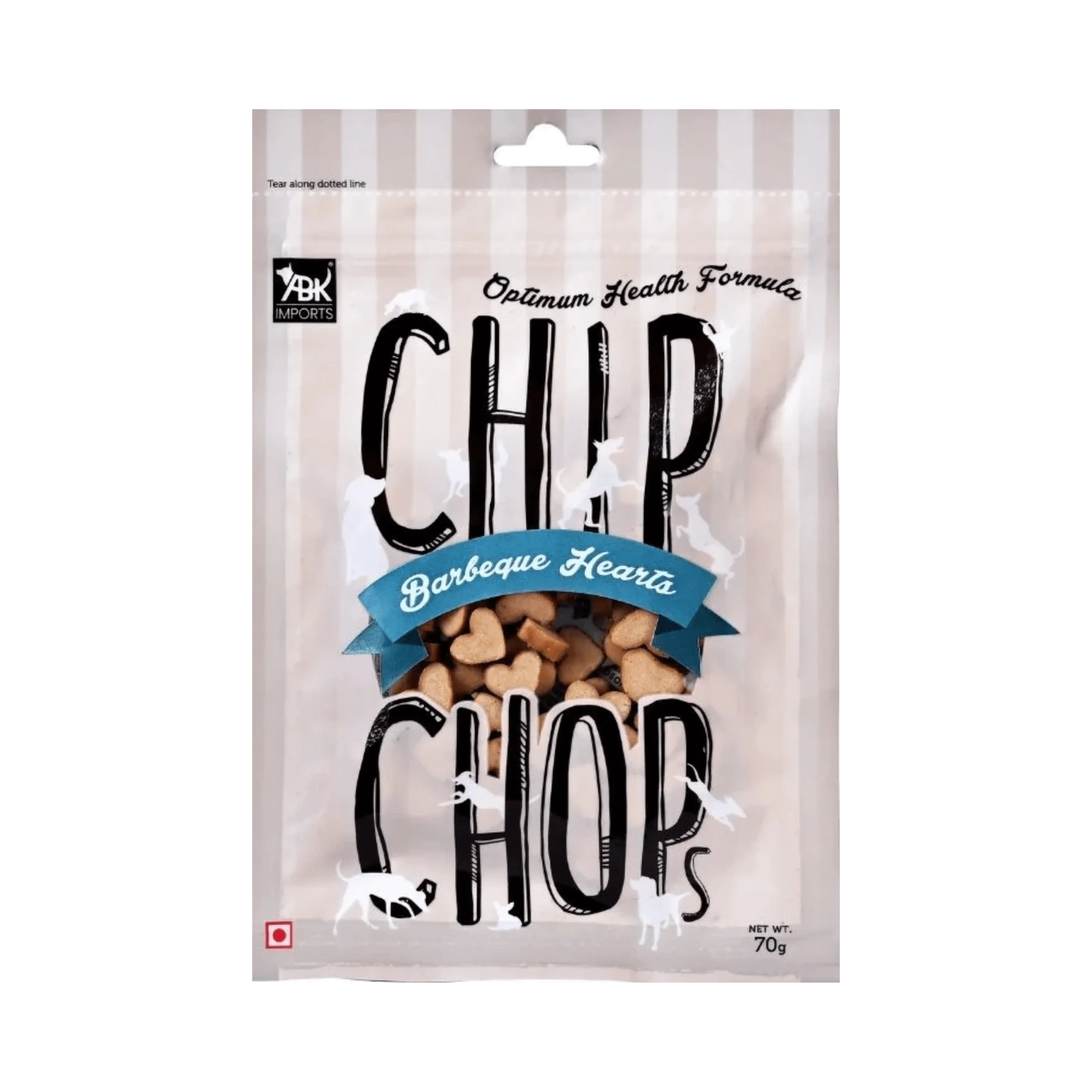 CHIP CHOP BARBEQUE HEARTS TREAT