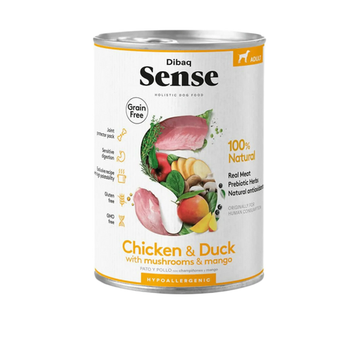 DIBAQ SENSE DOG CHIC & DUCK CAN
