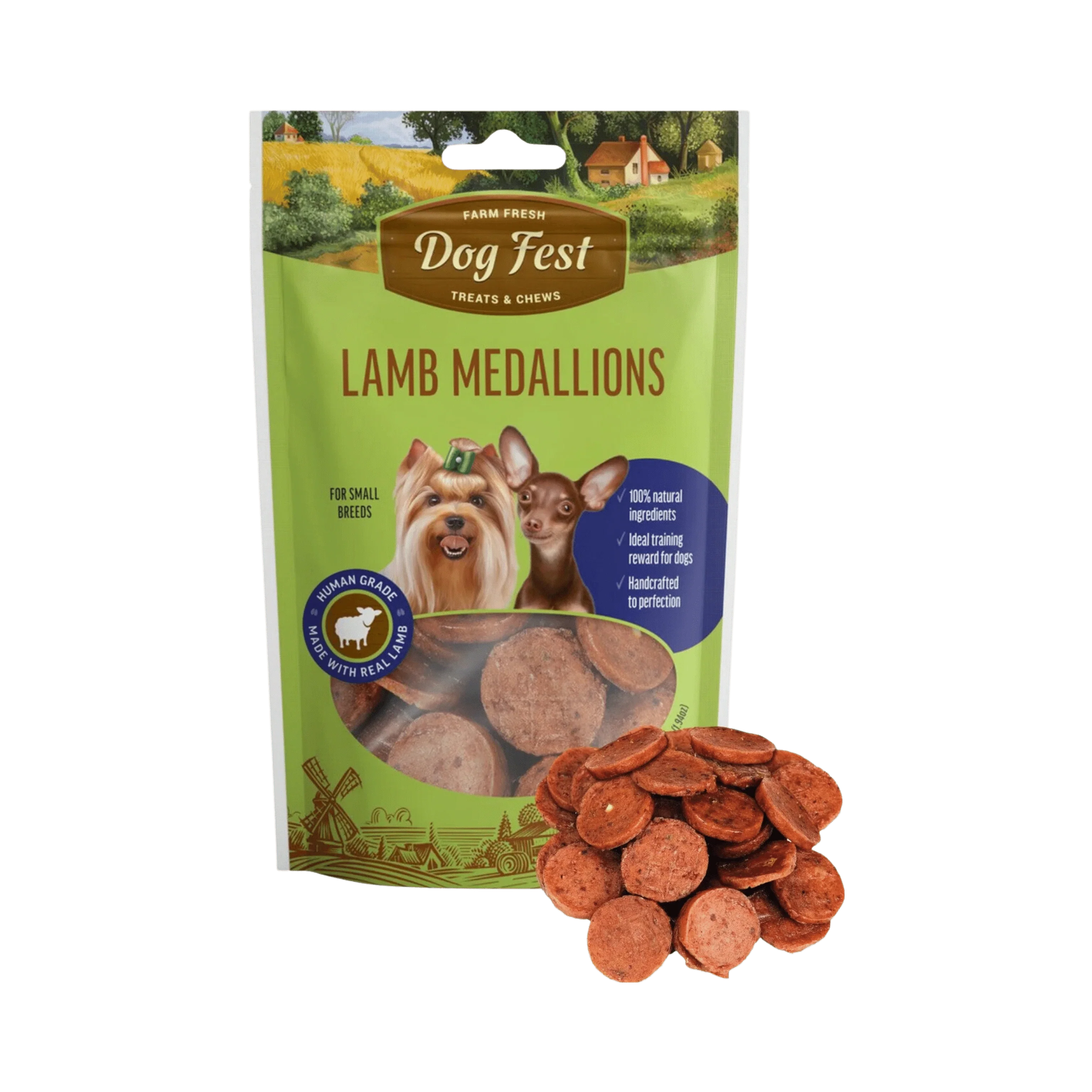 DOGFEST LAMB MEDALLIONS TREATS