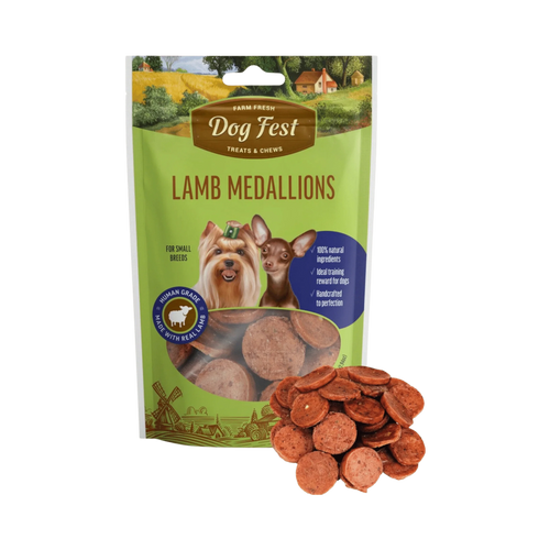 DOGFEST LAMB MEDALLIONS TREATS