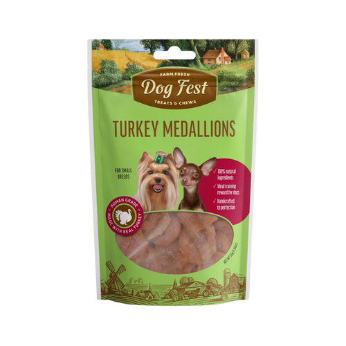 DOGFEST TURKEY MEDALLIONS TREATS