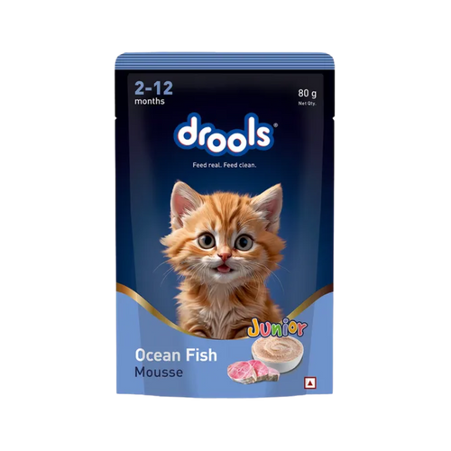 DROOLS OCEAN FISH MOUSSE KITTEN WET FOOD [80g]