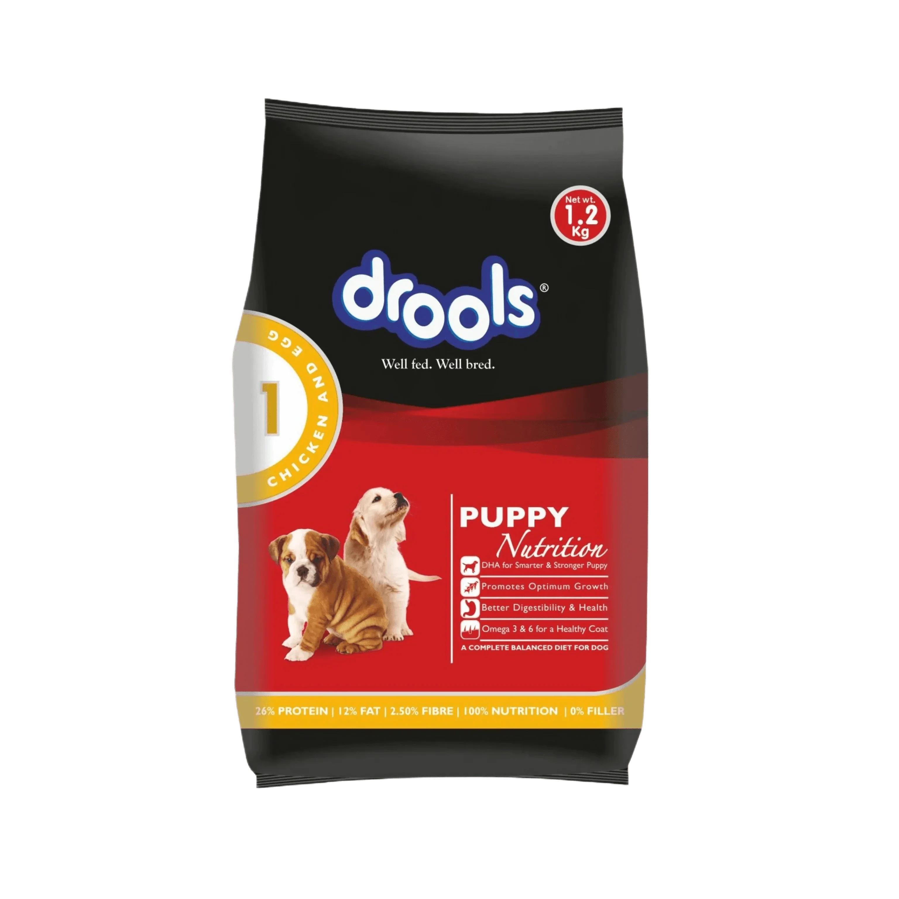 DROOLS PUPPY CHIC & EGG DRY FOOD (M)