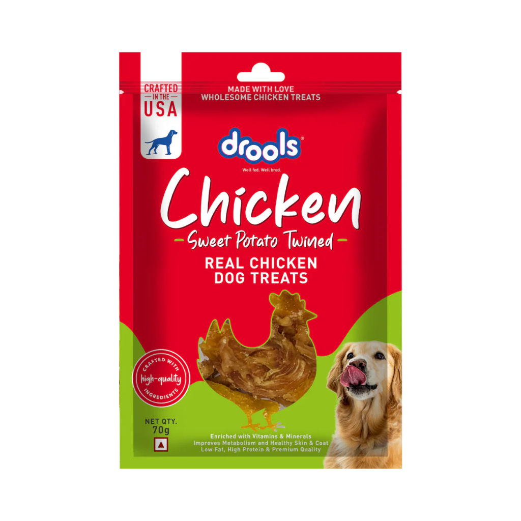 DROOLS SWEET POTATO TWINED DOG TREAT