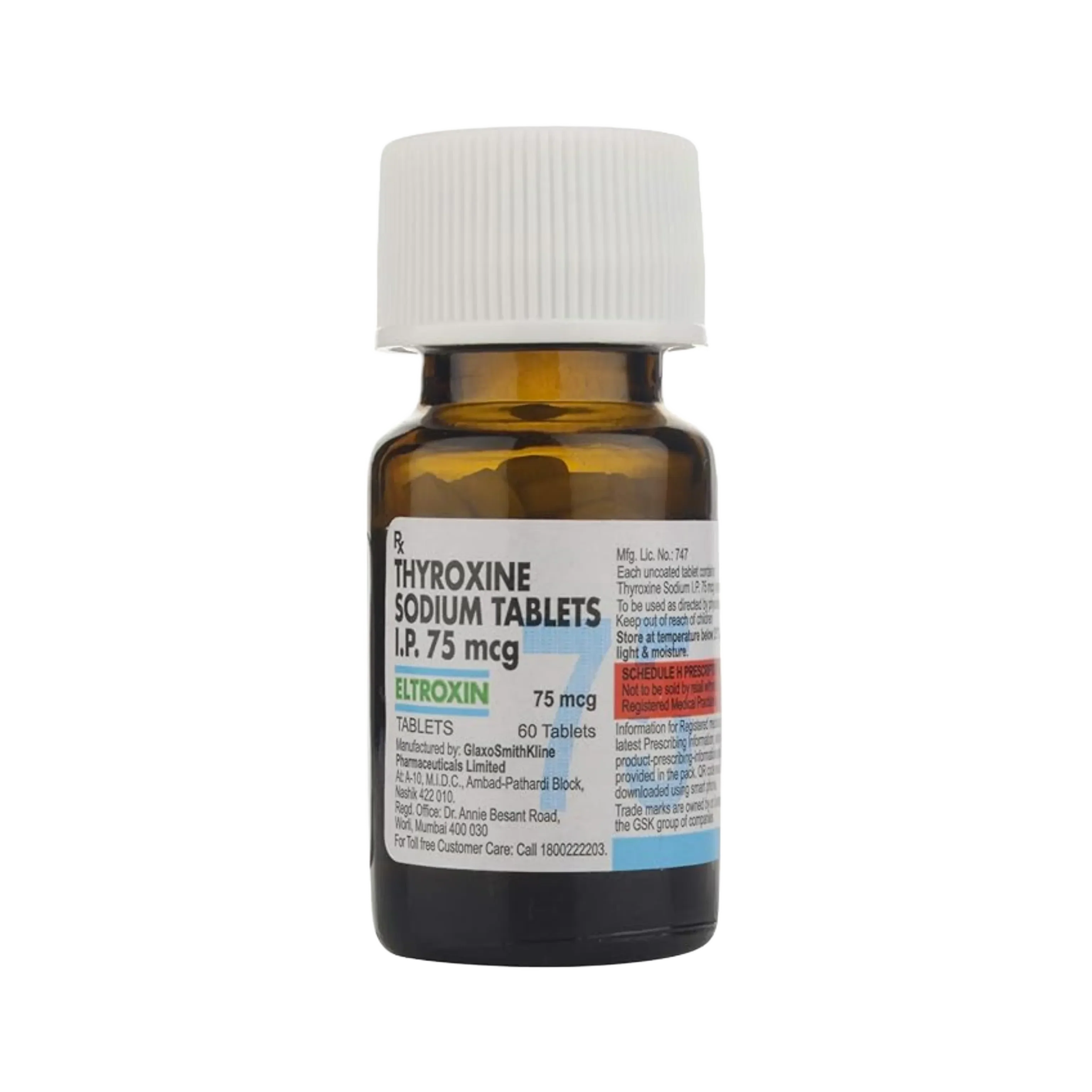 ELTROXIN 125MG TABLET