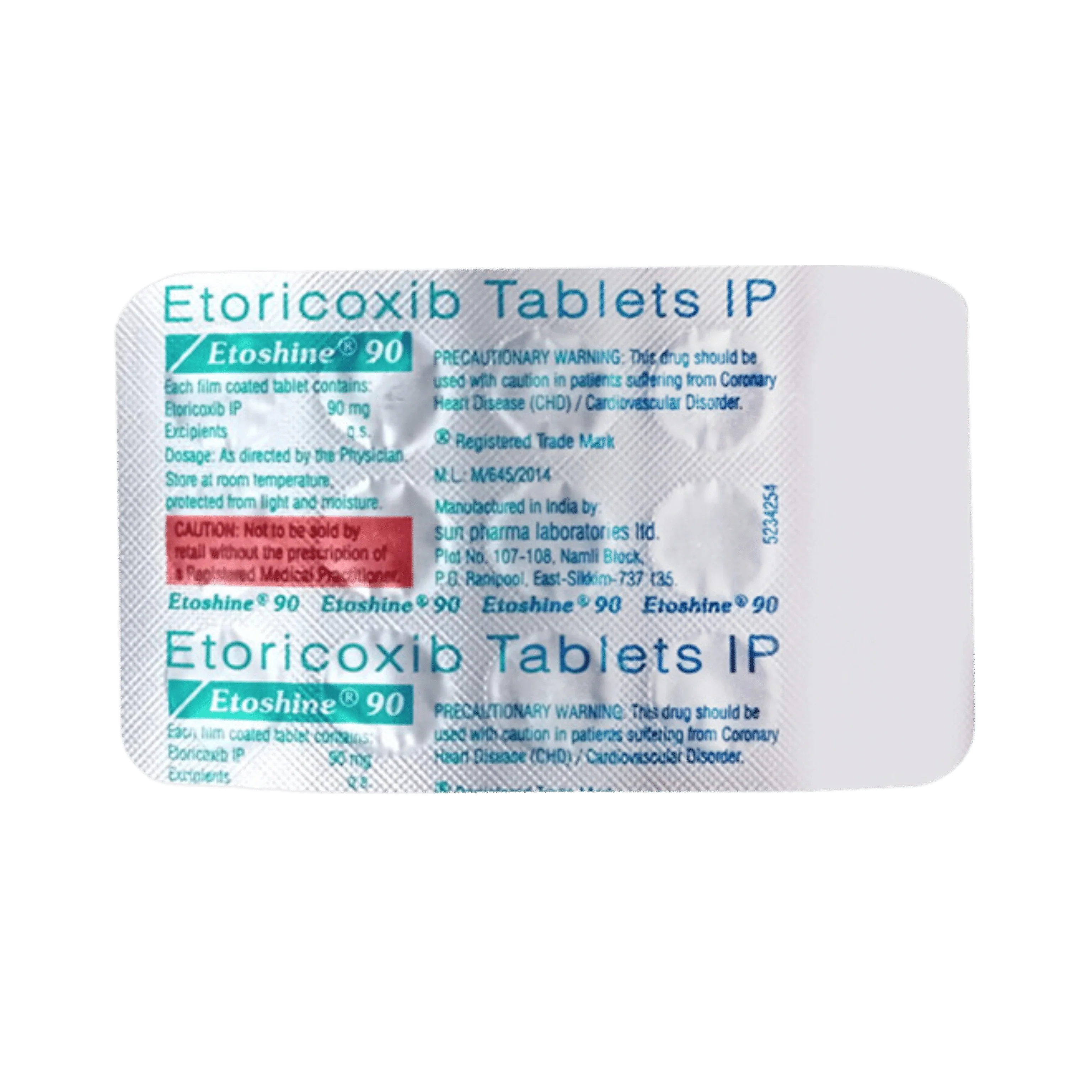 ETOSHINE 90MG TABLET