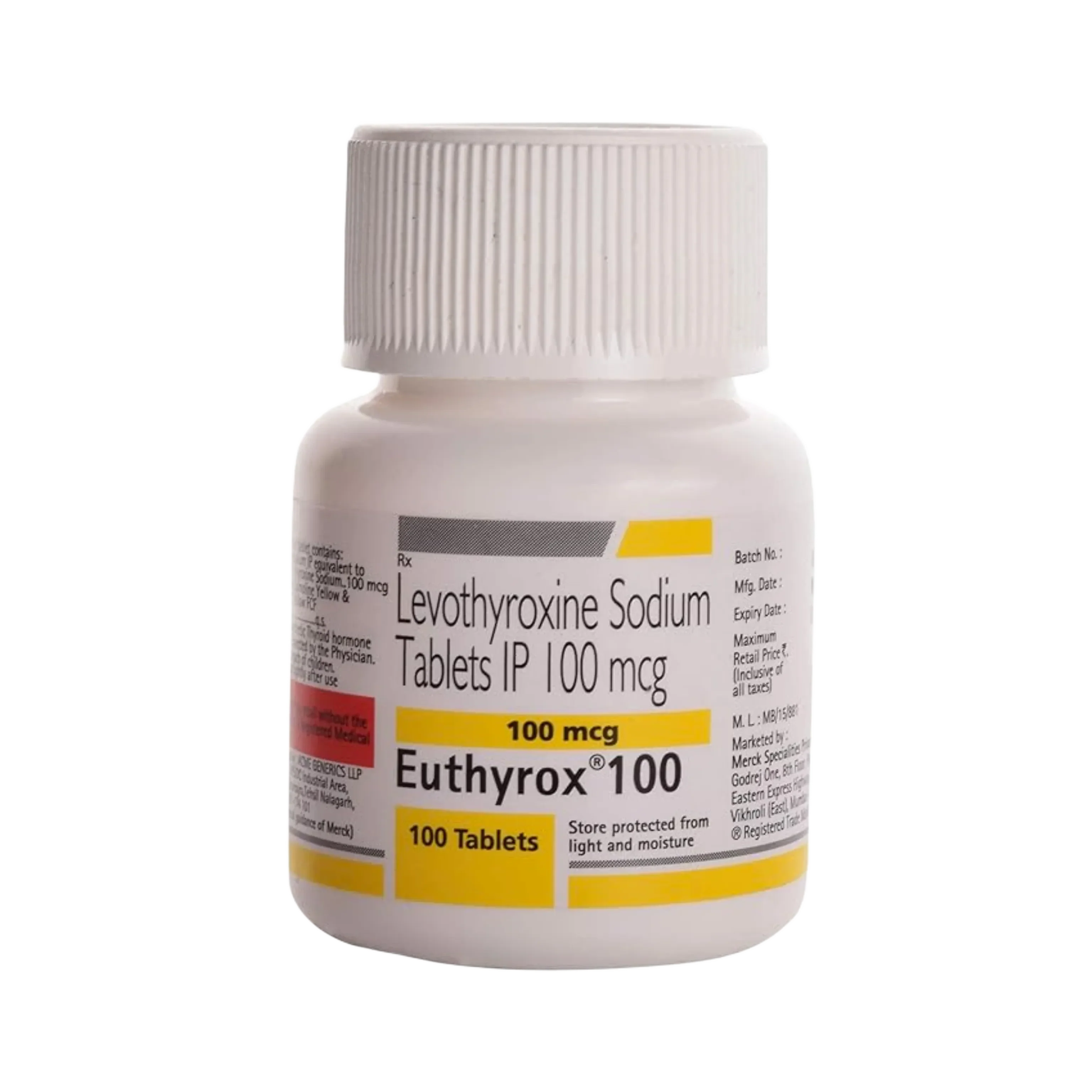 EUTHYROX 100MG TABLET