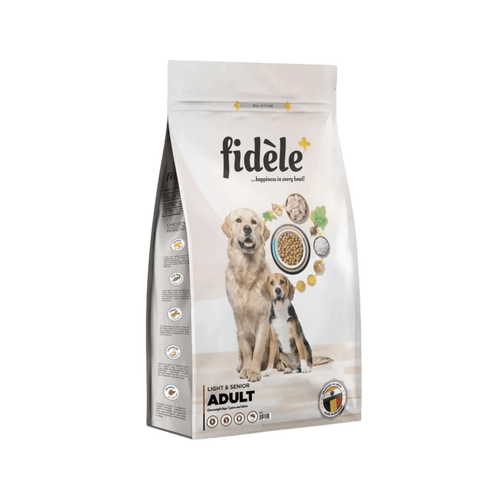 FIDELE PLUS ADULT LIGHT & SENIOR DRY FOOD (L)