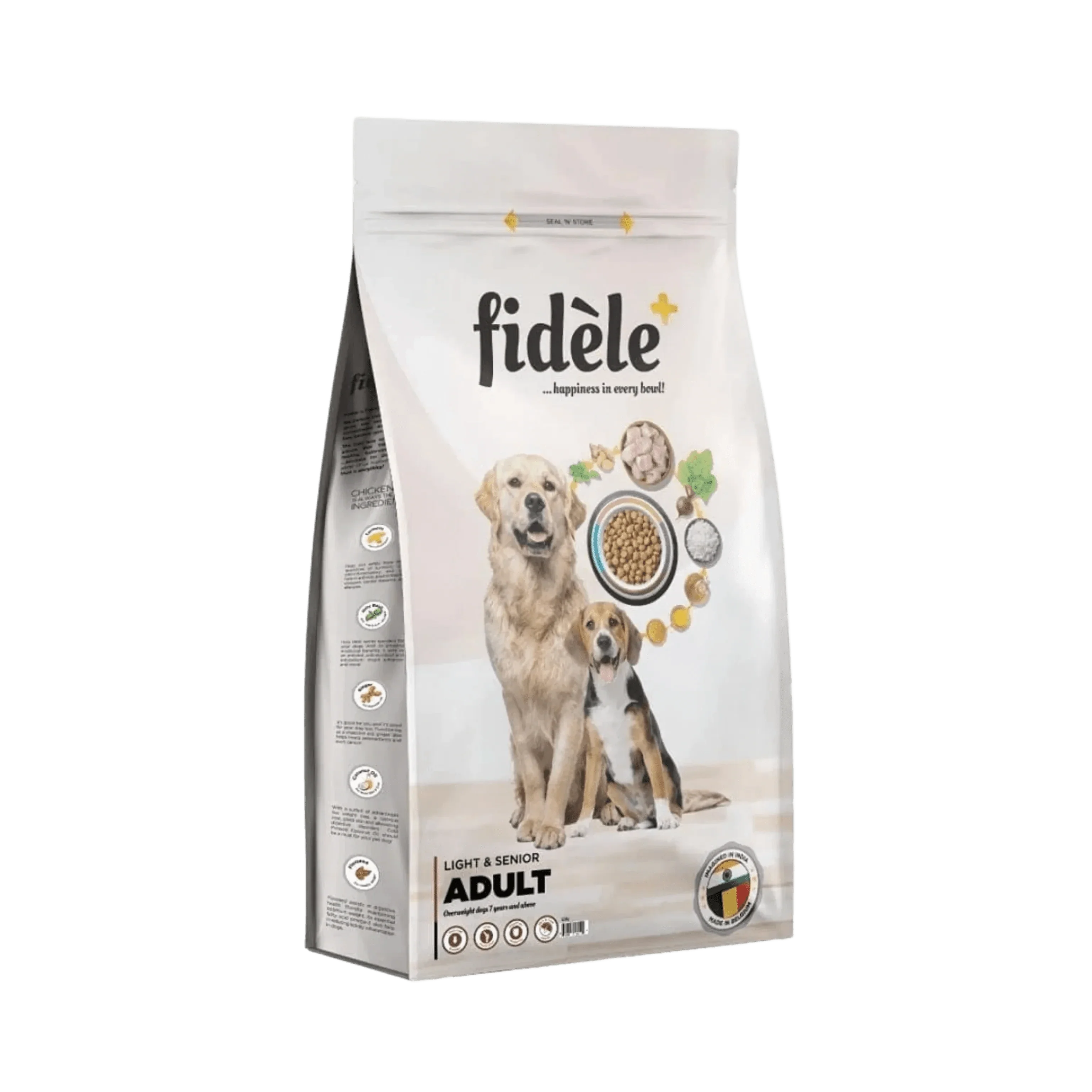FIDELE PLUS ADULT LIGHT & SENIOR DRY FOOD (S)