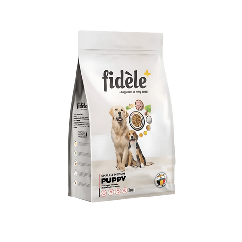FIDELE PLUS PUPPY SMALL & MEDIUM DRY FOOD (M)