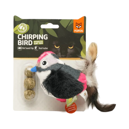 FOFOS BLACK BIRD WITH CATNIP BALLS