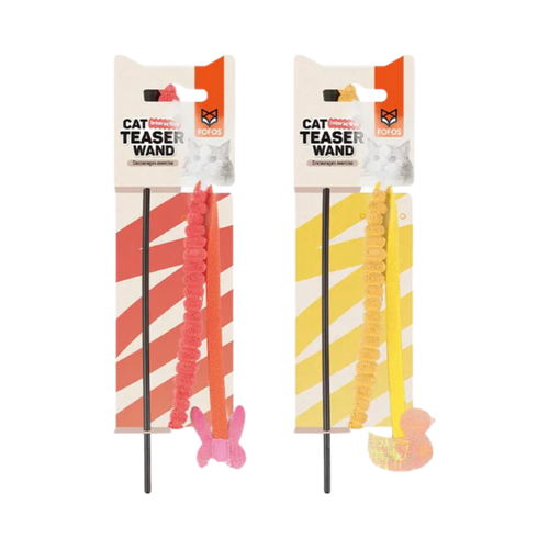 FOFOS CAT TEASER TOY 2ASST
