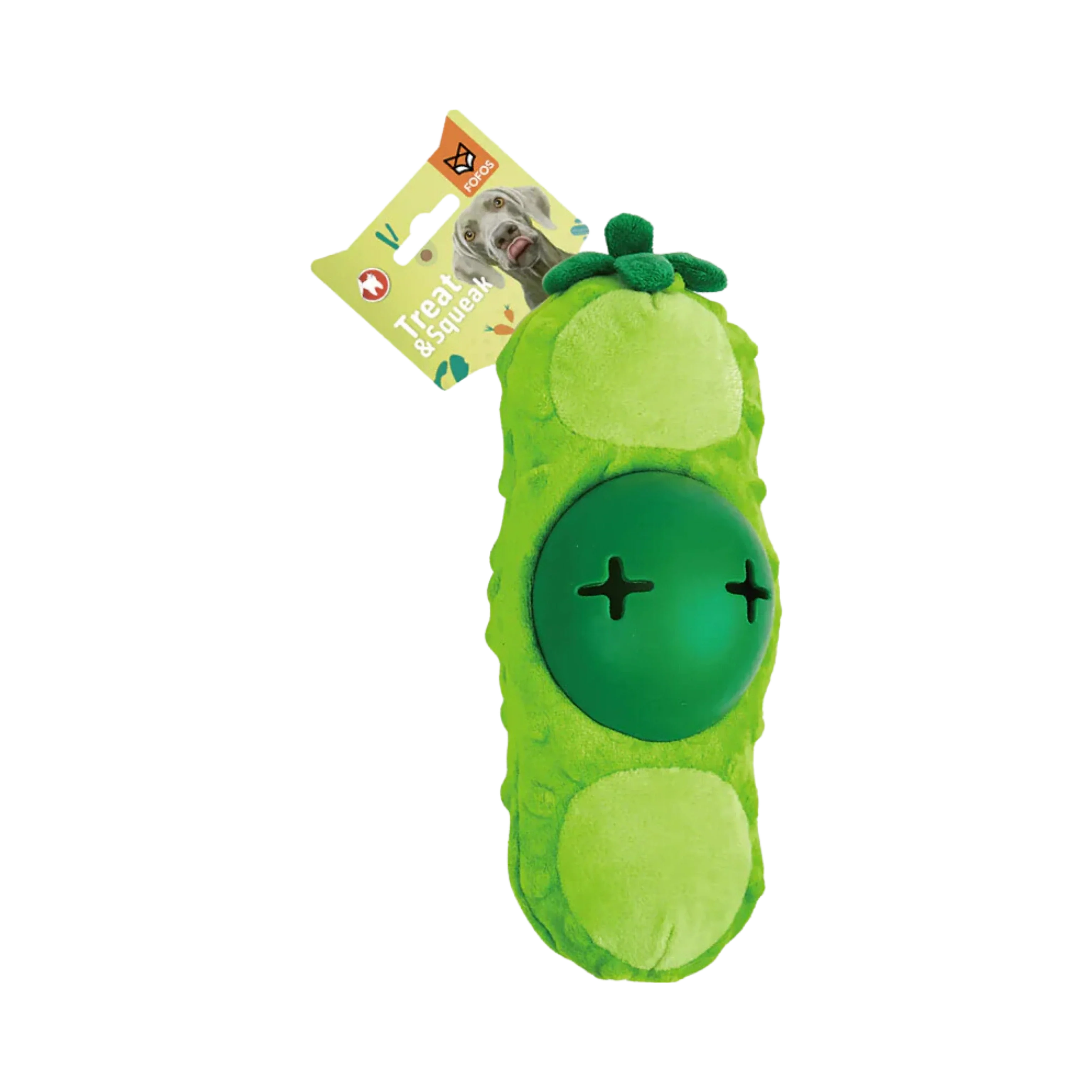 FOFOS CUTE TREAT TOY GREEN BEAN