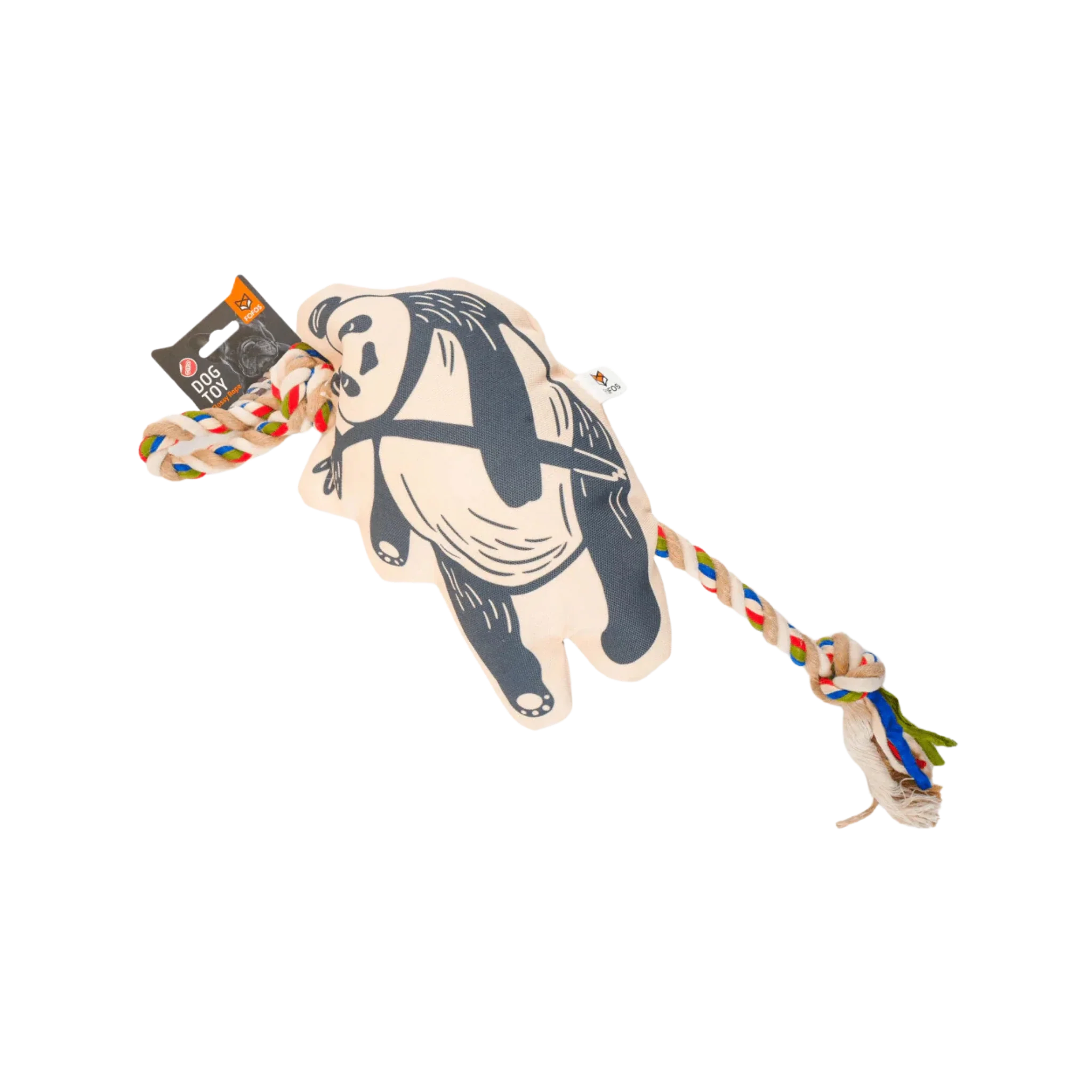 FOFOS FLOSSY ROPE TOY WITH PANDA