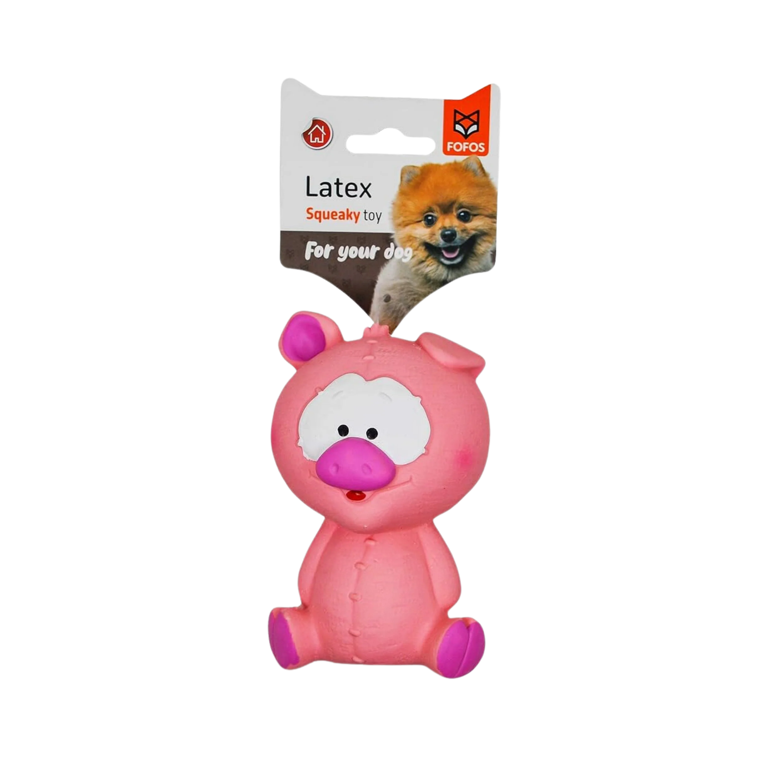 FOFOS LATEX BI TOY PIG (S)
