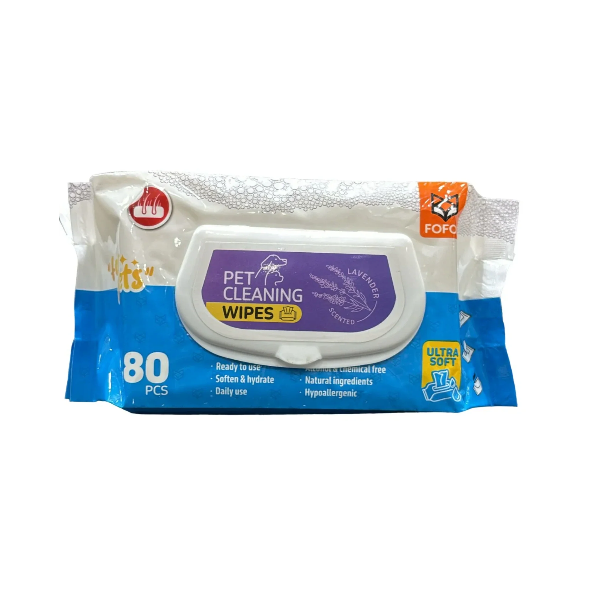 FOFOS LEVENDER SCENTED WIPES