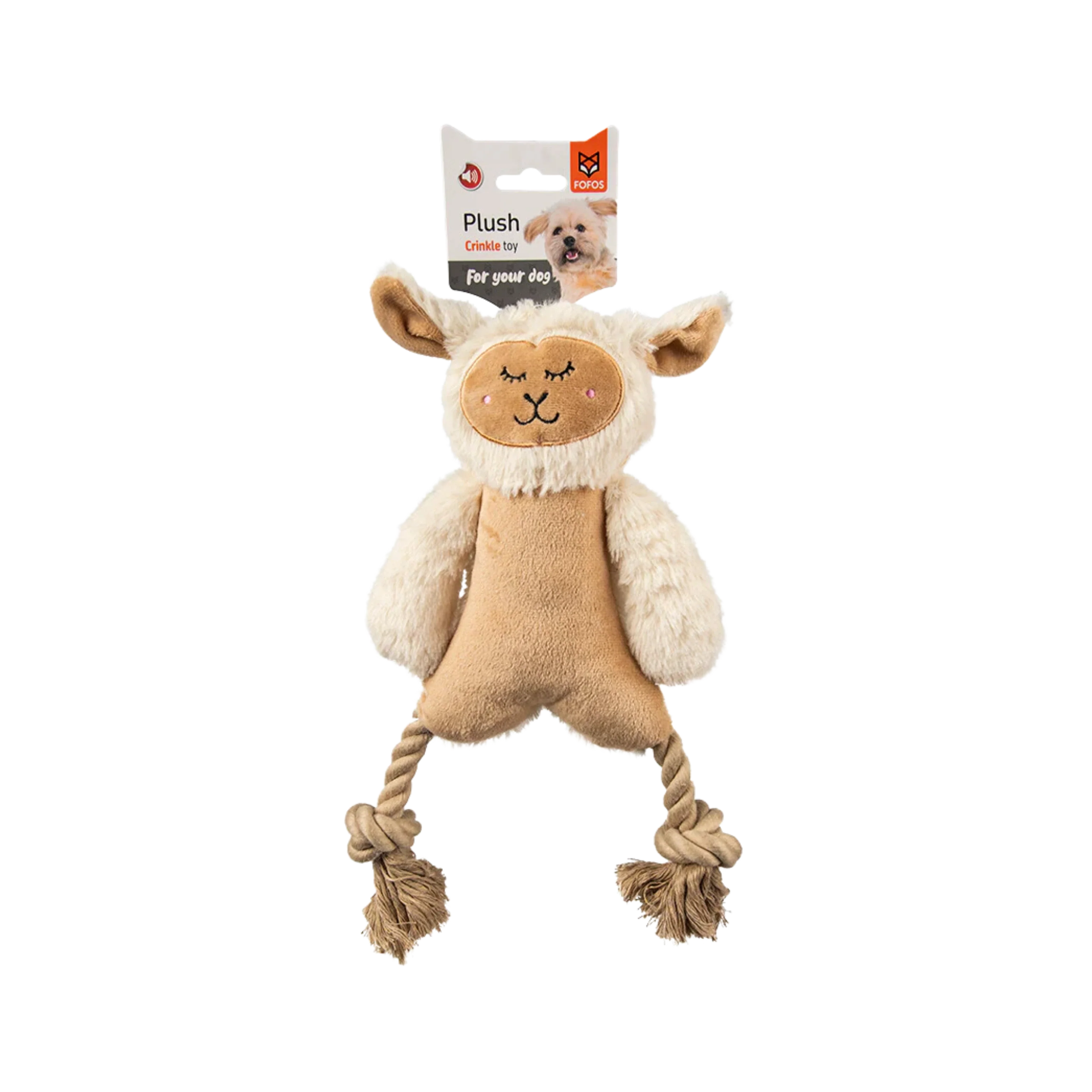 FOFOS ROPELEG PLUSH SHEEP
