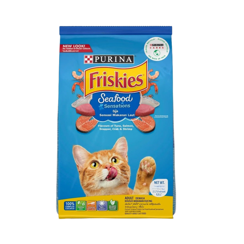 FRISKIES ADULT SEAFOOD SENSATIONS DRY FOOD (M)