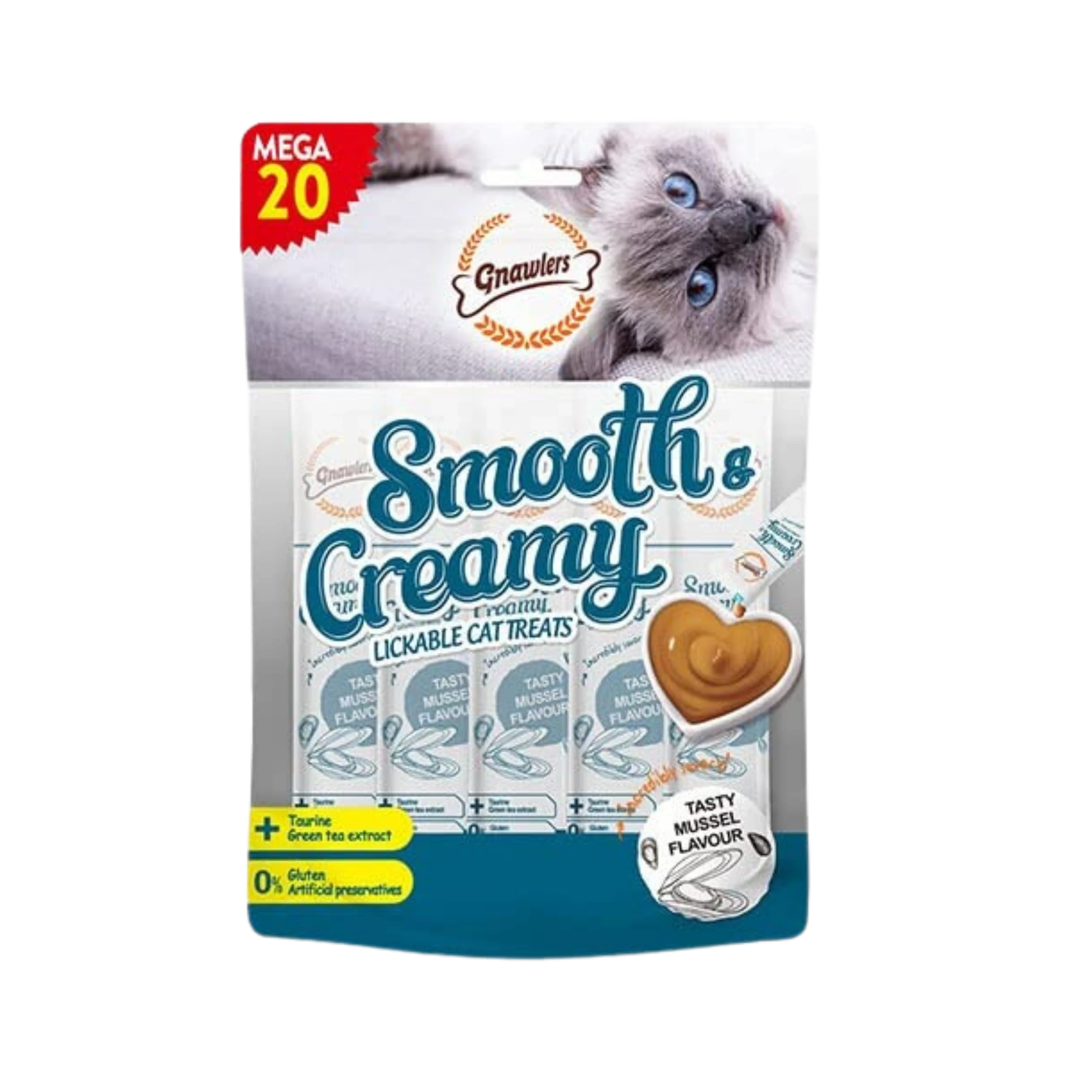 GNAWLERS CREAMY TREAT MUSSEL (L)
