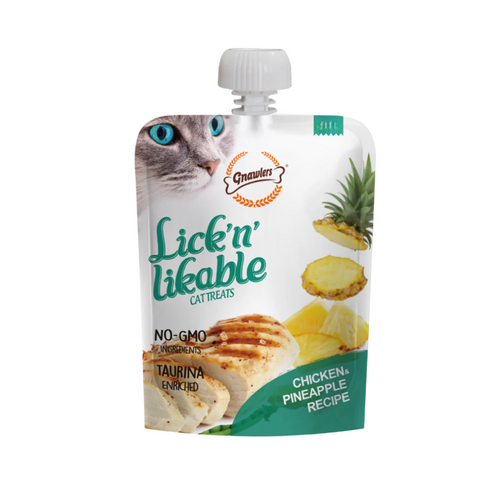 GNAWLERS LICK N LIKABLE CHIC & PINEAPPLE TREAT