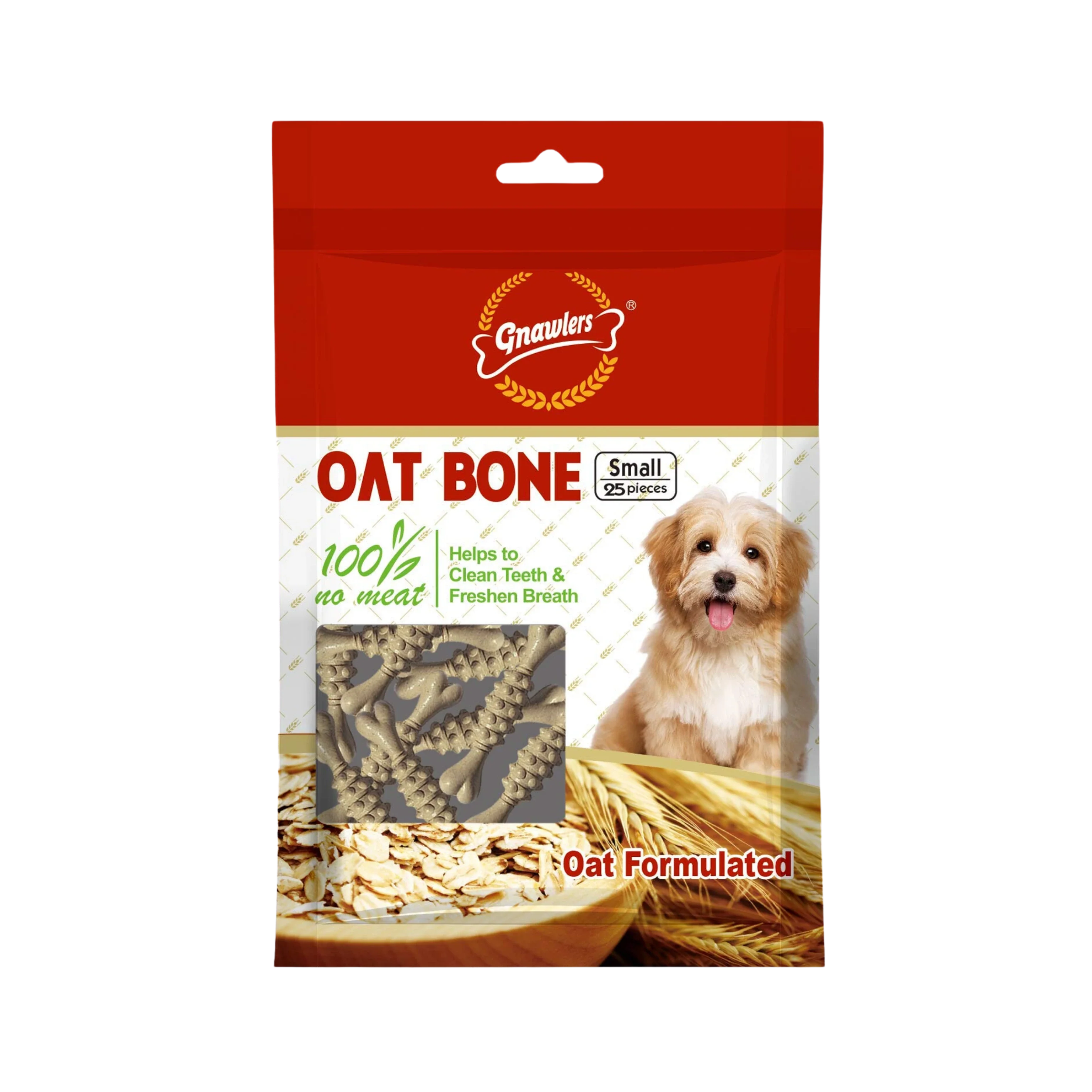 GNAWLERS OAT BONE (L)