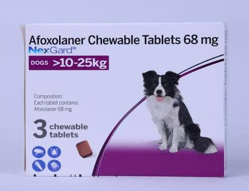 NEXGARD (10-25KG) DOG TABLET