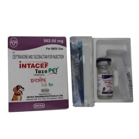 INTACEF TAZO PET 562.50MG INJ