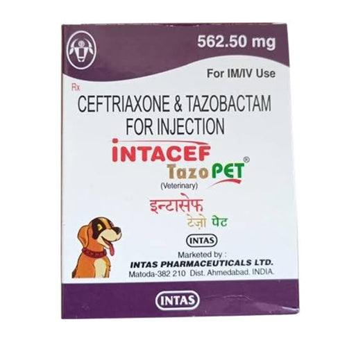INTACEF TAZO PET 562.50MG INJ