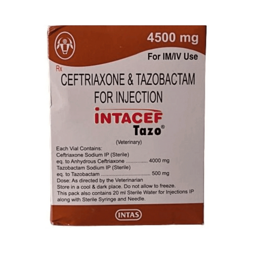 INTACEF TAZO 4500MG INJ