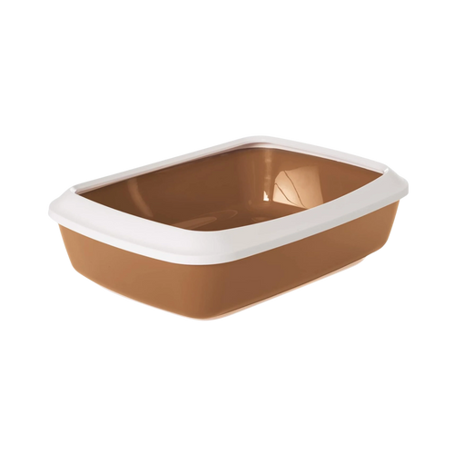 IRIZ CAT LITTER TRAY PLUS RAM NORDIC BROWN