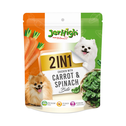 JERHIGH CARROT & SPINACH 2IN1 TREAT