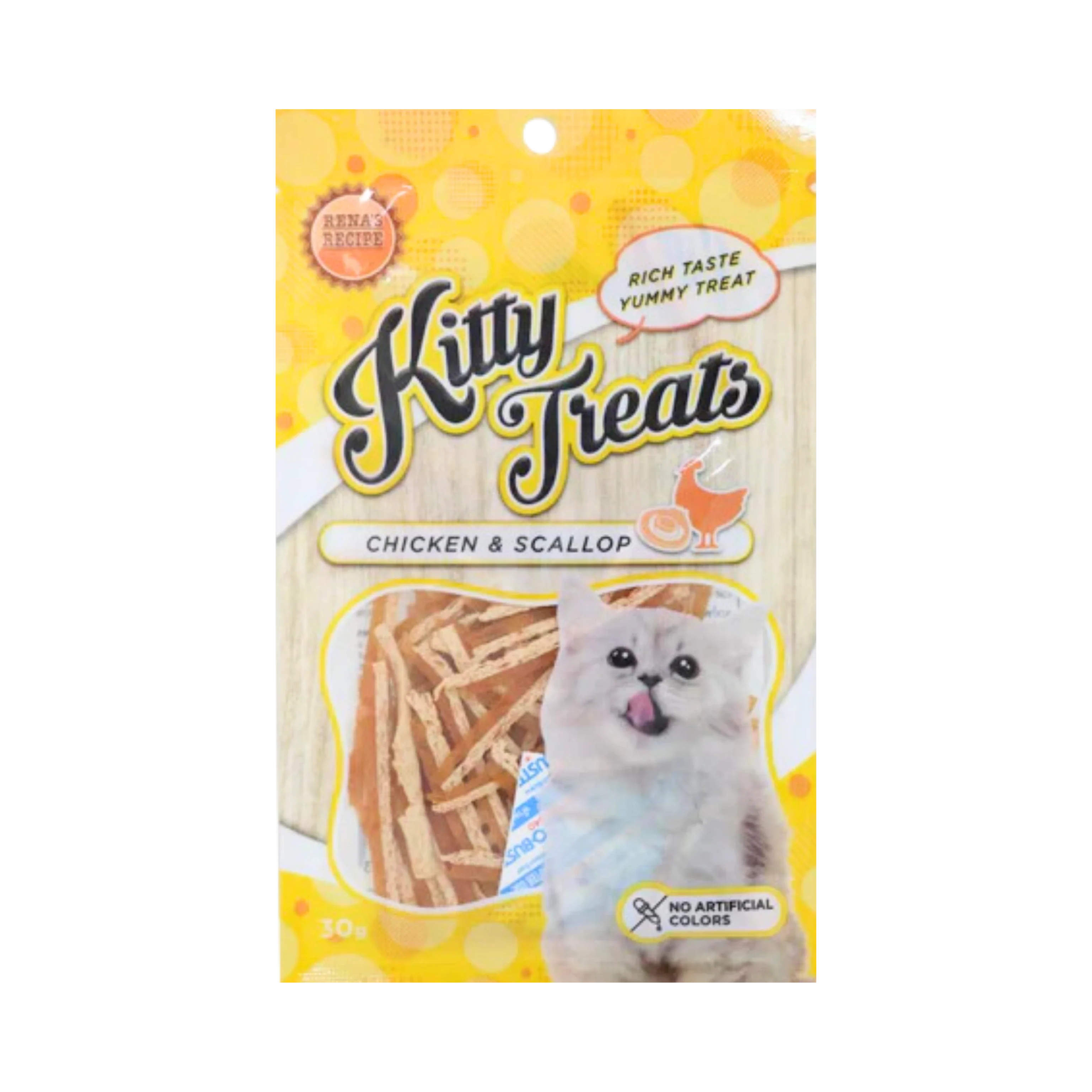 KITTY TREATS CHICKEN  WITH SCALLOP FLAVOUR