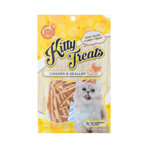 KITTY TREATS CHICKEN  WITH SCALLOP FLAVOUR