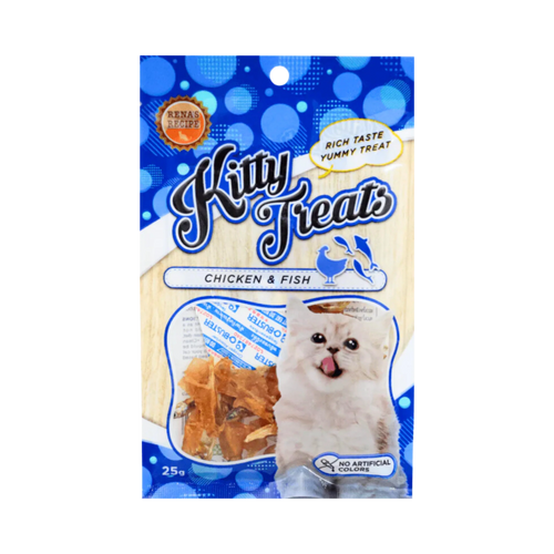 KITTY TREATS SPIRAL SOFT CHIC & FISH