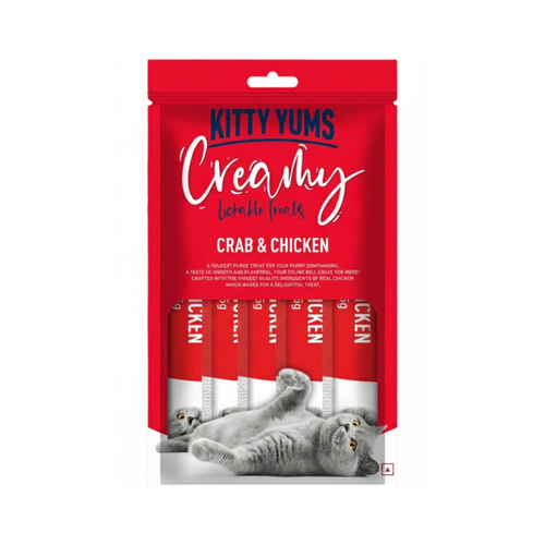 KITTY YUMS CREAMY CRAB & CHIC TREATS