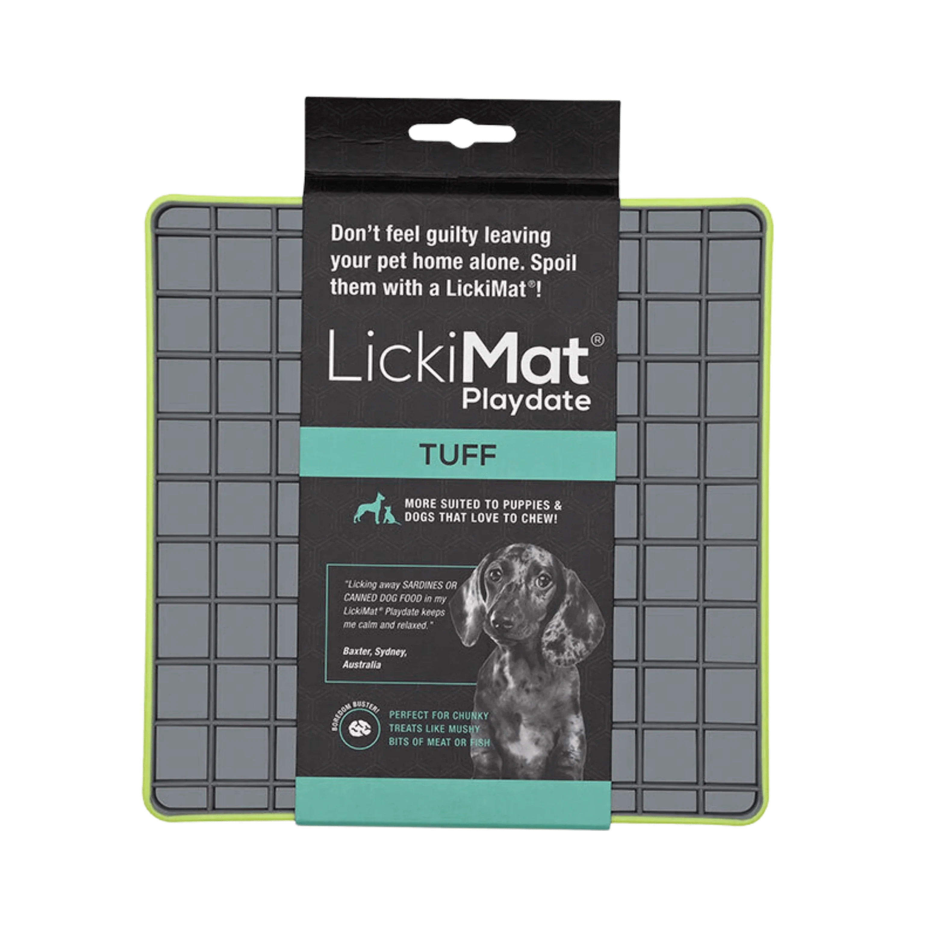 LICKIMAT PLAYDATE TUFF GREEN