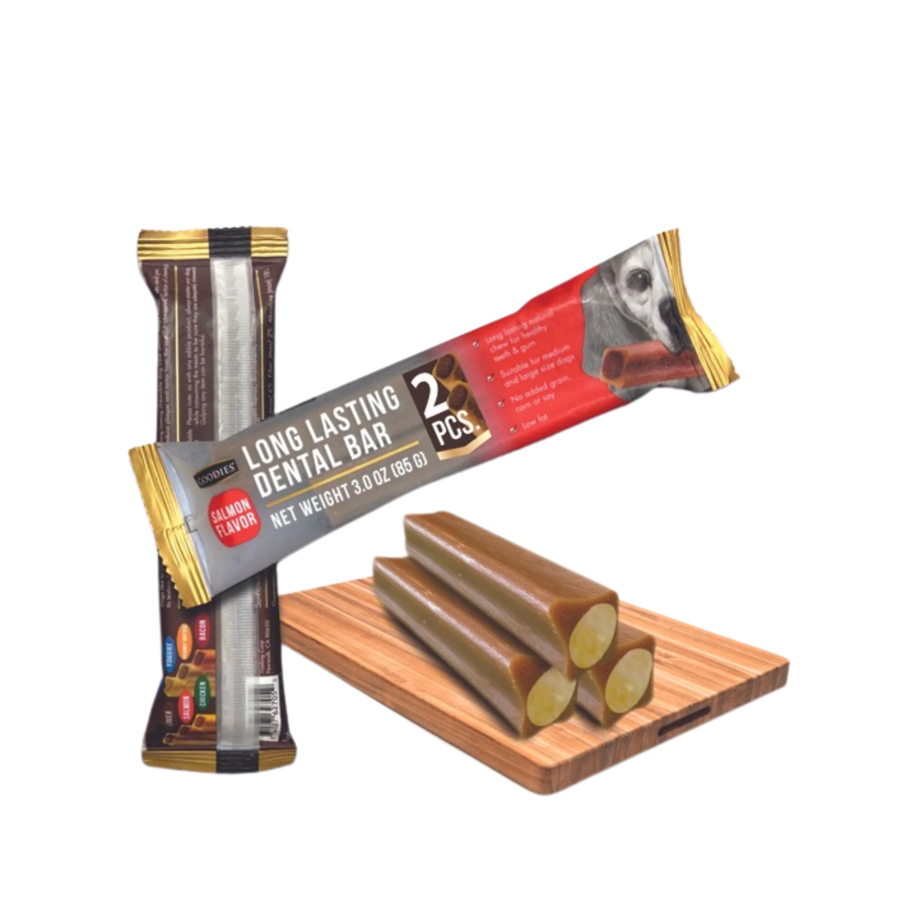 LONG LASTING SALMON FLAV DENTAL BAR