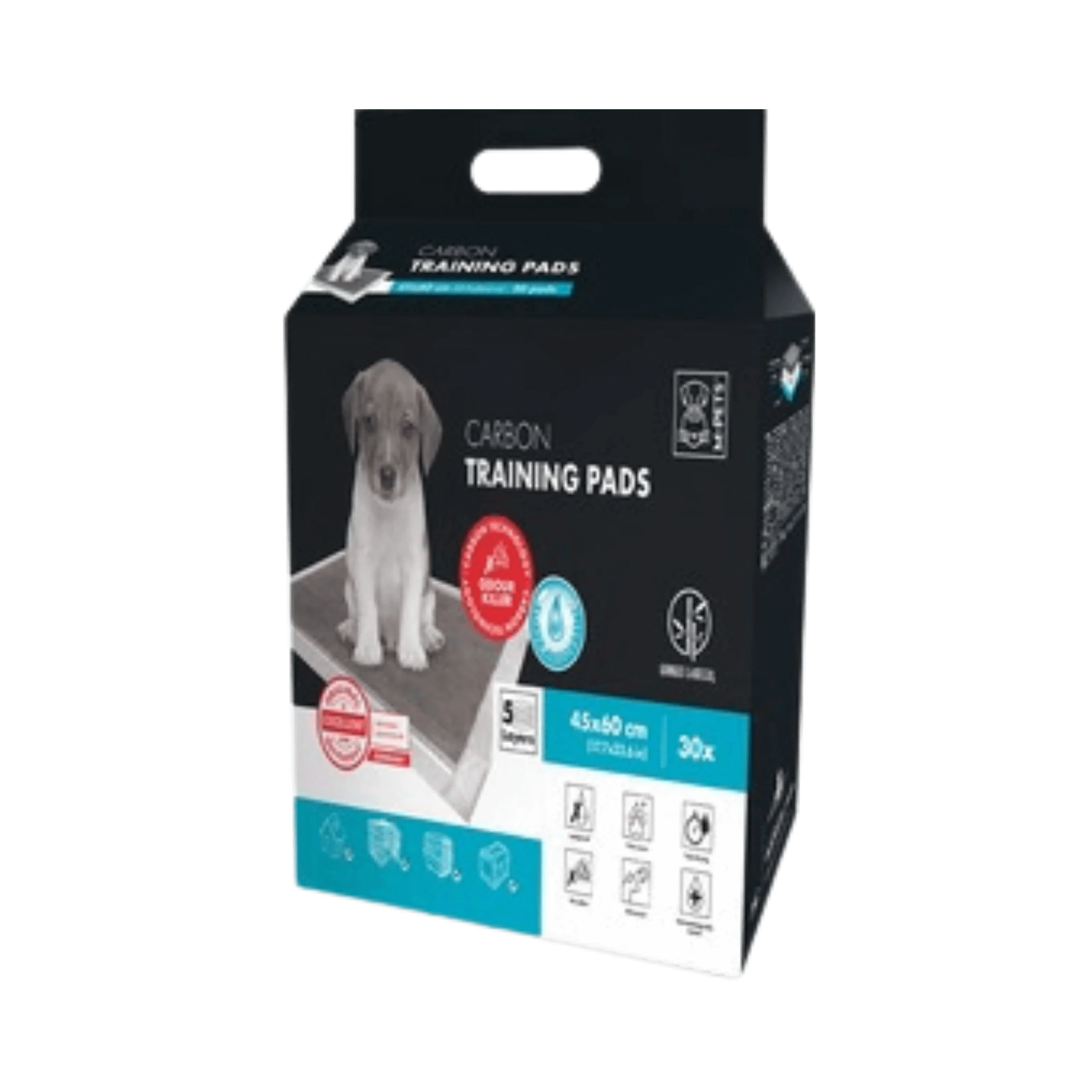 M-PETS CARBON TRAINING PADS 45X60 (M)